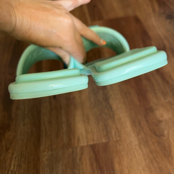 Tory Burch Double T Sport Slides - 10.5 - Picture 8 of 11